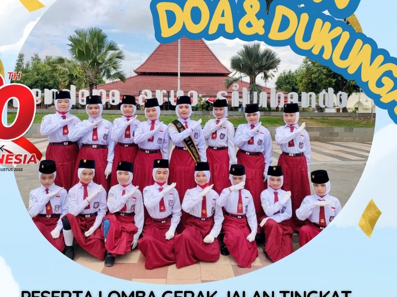 SD Negeri 1 Landangan Tampilkan Semangat Juang di Lomba Gerak Jalan Tingkat Kabupaten